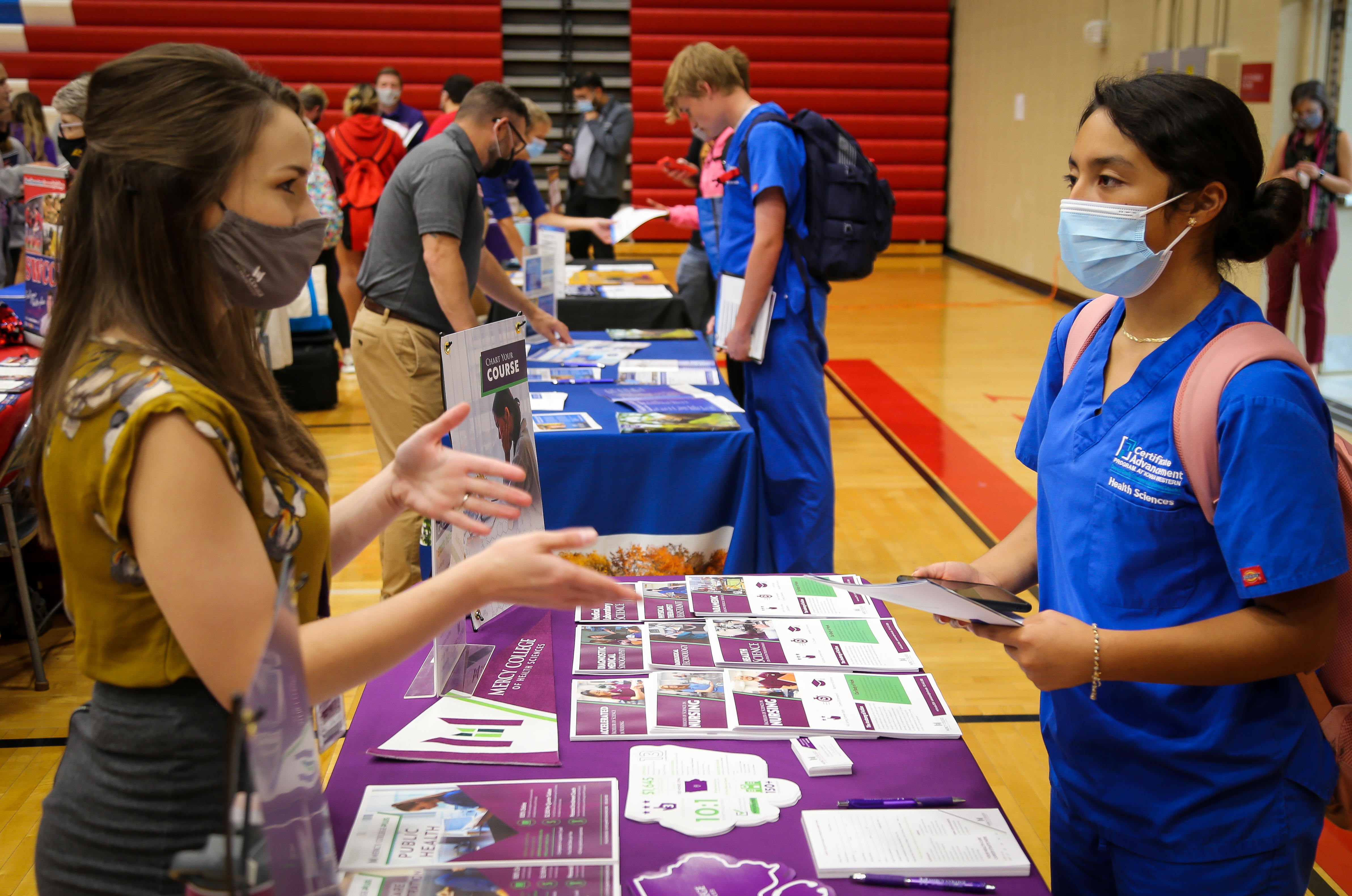 Council Bluffs Abraham Lincoln College Fair - Photo by Kelsey Johnson